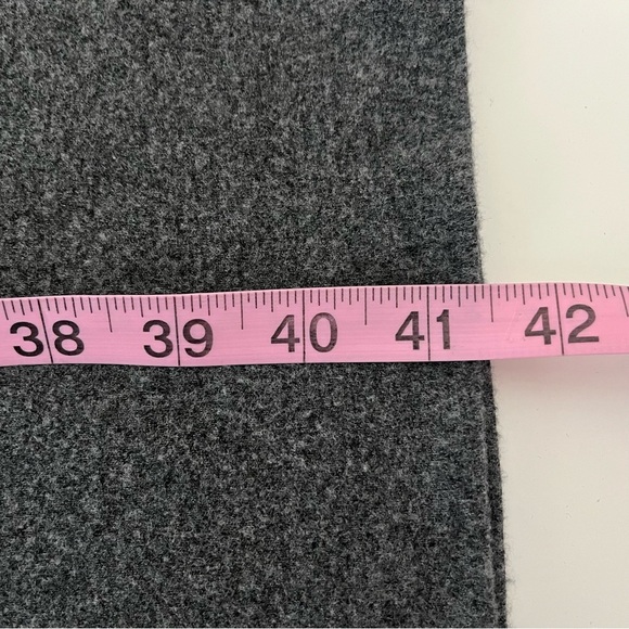 White House Black Market Heather Gray Long Sleeve Knit Dress - Picture 10 of 14